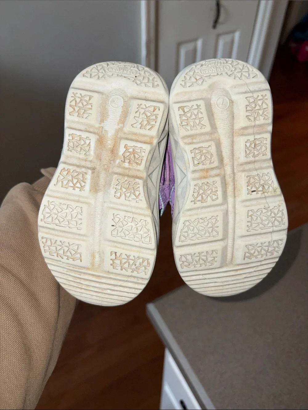 OshKosh B'gosh Purple with Mint Toddler Sneakers